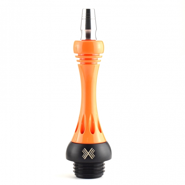 Купить Alpha Hookah  - Model X Orange Fluor (Шахта+Шланг+Мундштук+Блюдце)