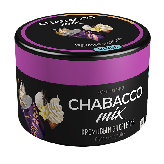 Купить Chabacco MEDIUM MIX - Creamy Energy Drink (Кремовый энергетик) 50г