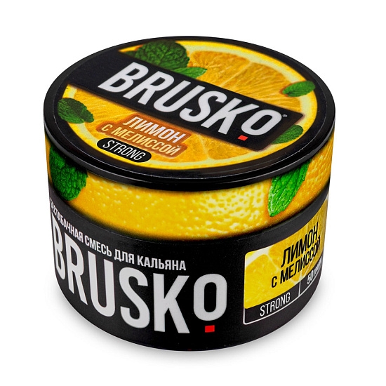 Купить Brusko Strong - Лимон с мелиссой 50г